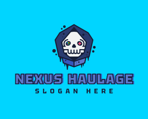 Gaming  Skull Gamer Avatar logo design