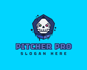 Gaming  Skull Gamer Avatar logo design