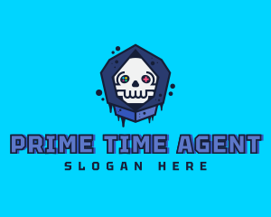 Gaming  Skull Gamer Avatar logo design