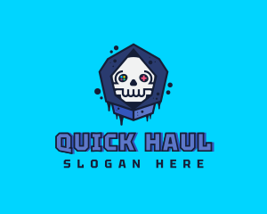 Gaming  Skull Gamer Avatar logo design