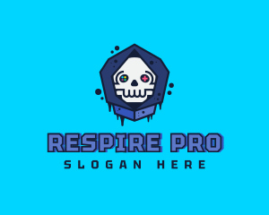 Gaming  Skull Gamer Avatar logo design