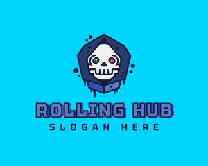 Gaming  Skull Gamer Avatar logo design