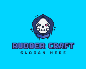 Gaming  Skull Gamer Avatar logo design