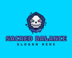 Gaming  Skull Gamer Avatar logo design