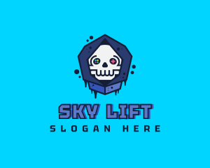 Gaming  Skull Gamer Avatar logo design