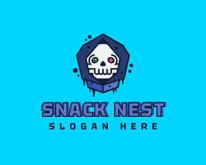 Gaming  Skull Gamer Avatar logo design