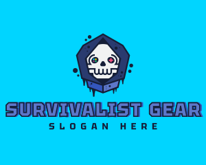 Gaming  Skull Gamer Avatar logo design