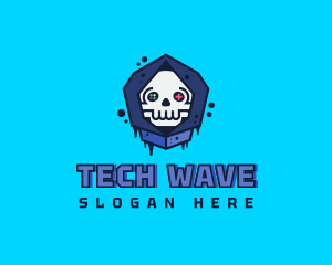 Gaming  Skull Gamer Avatar logo design