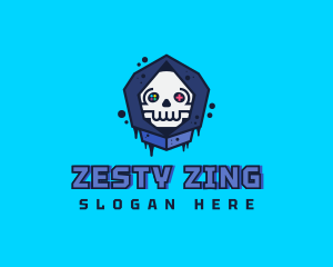 Gaming  Skull Gamer Avatar logo design