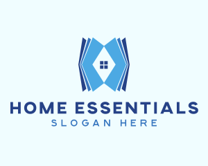 Blue Home School  logo design