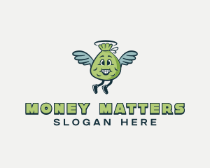 Money Bag Wings logo design