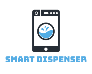 Cleaning Smart Phone App logo design