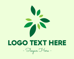 Organic Green Leaves logo