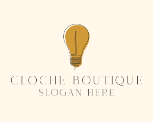 Electrical Incandescent Bulb logo design