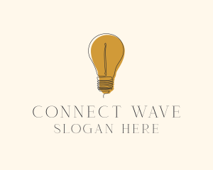 Electrical Incandescent Bulb logo design