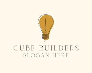 Electrical Incandescent Bulb logo design