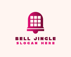 Pink Bell Smartphone Apps logo design