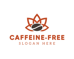 Abstract Coffee Flower logo design