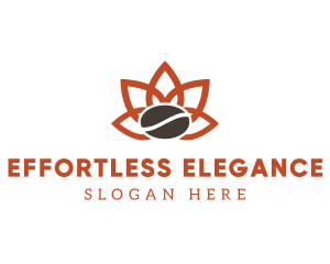 Abstract Coffee Flower logo design