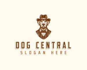 Dog Dapper Canine logo design