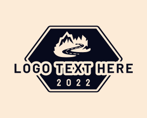 Road Trip Mountain Adventure Logo