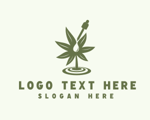 Marijuana Extract Dropper logo