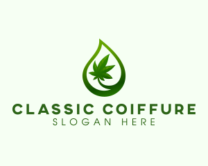 Oil Cannabis Marijuana logo design