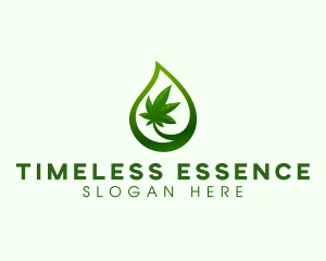 Oil Cannabis Marijuana logo design