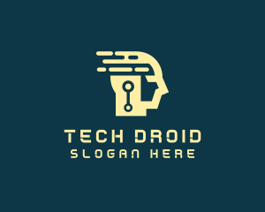 Droid AI Technology logo design