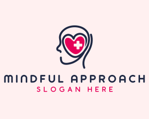 Mind Wellness Cross logo design