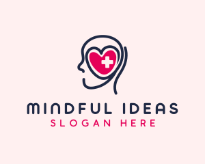 Mind Wellness Cross logo design