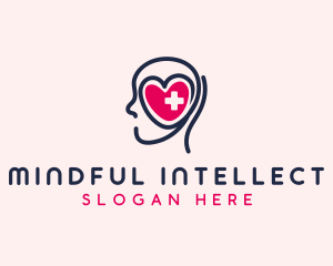 Mind Wellness Cross logo design