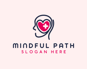 Mind Wellness Cross logo design