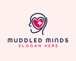 Mind Wellness Cross logo design