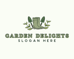 Backyard Gardening Landscaping logo design