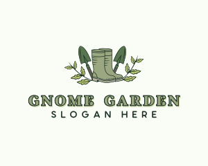 Backyard Gardening Landscaping logo design