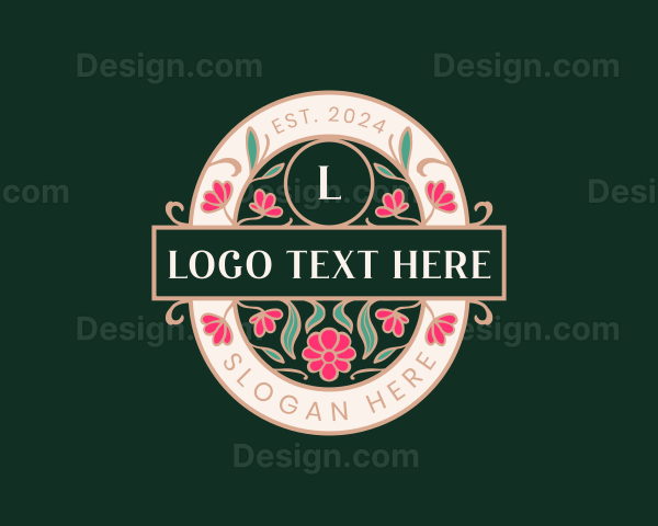 Floral Botanical Beauty Logo