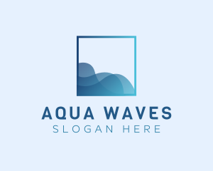 Ocean Sea Wave logo design