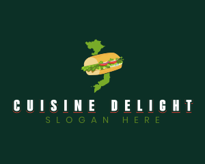 Vietnamese Bahn Mi logo design