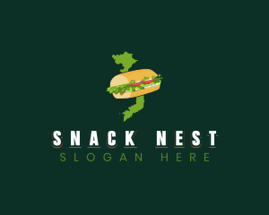 Vietnamese Bahn Mi logo design