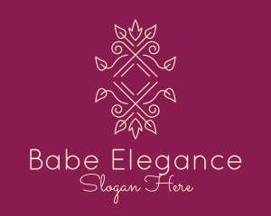 Elegant Ornate Vine logo design