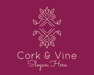 Elegant Ornate Vine logo design