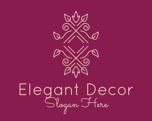 Elegant Ornate Vine logo design