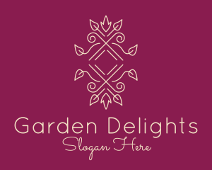 Elegant Ornate Vine logo design