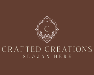 Elegant Floral Boutique logo design