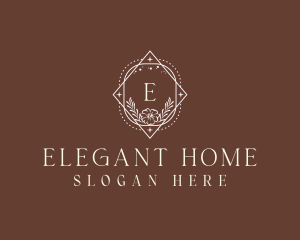 Elegant Floral Boutique logo design