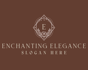 Elegant Floral Boutique logo design