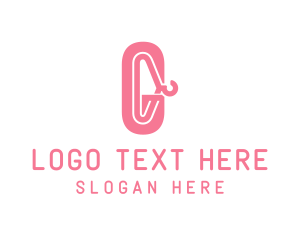 Stylish Hanger Letter G  logo