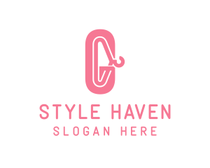 Stylish Hanger Letter G  logo