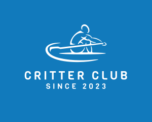 Rowing Athlete Club  logo design